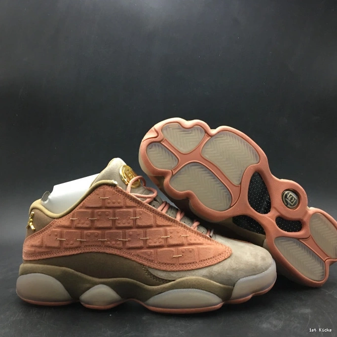 1st Kicks Shoes Blush Canteen-Terra Stone Low AT3102-200 CLOT Air 13 x Jordan Sepia 0705